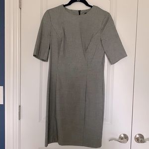 Benetton check dress- small